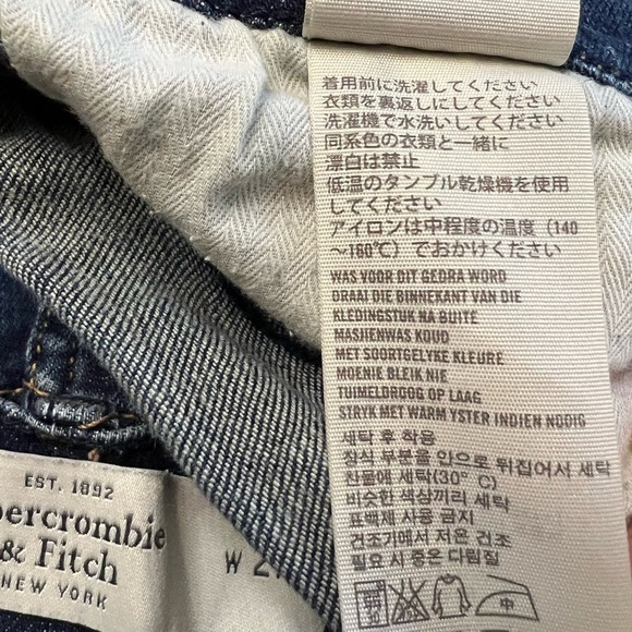 Abercrombie & Fitch Distressed Denim Shorts - Picture 11 of 12